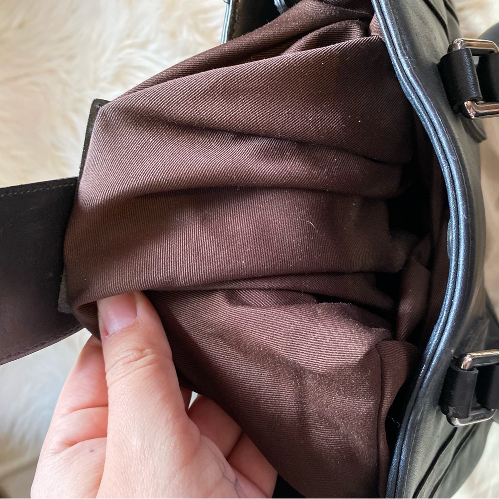 Coach vintage Black Leather Tote Bag - Picture 7 of 8